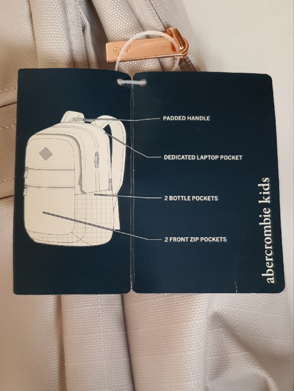Abercrombie Monaco Laptop Backpack NWT - Picture 7 of 9